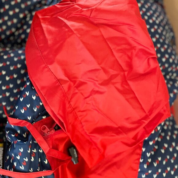 LL Bean Woman's Red Downtek Downfilled Puffy Winter Packable Jacket Sz MXL - Picture 13 of 13